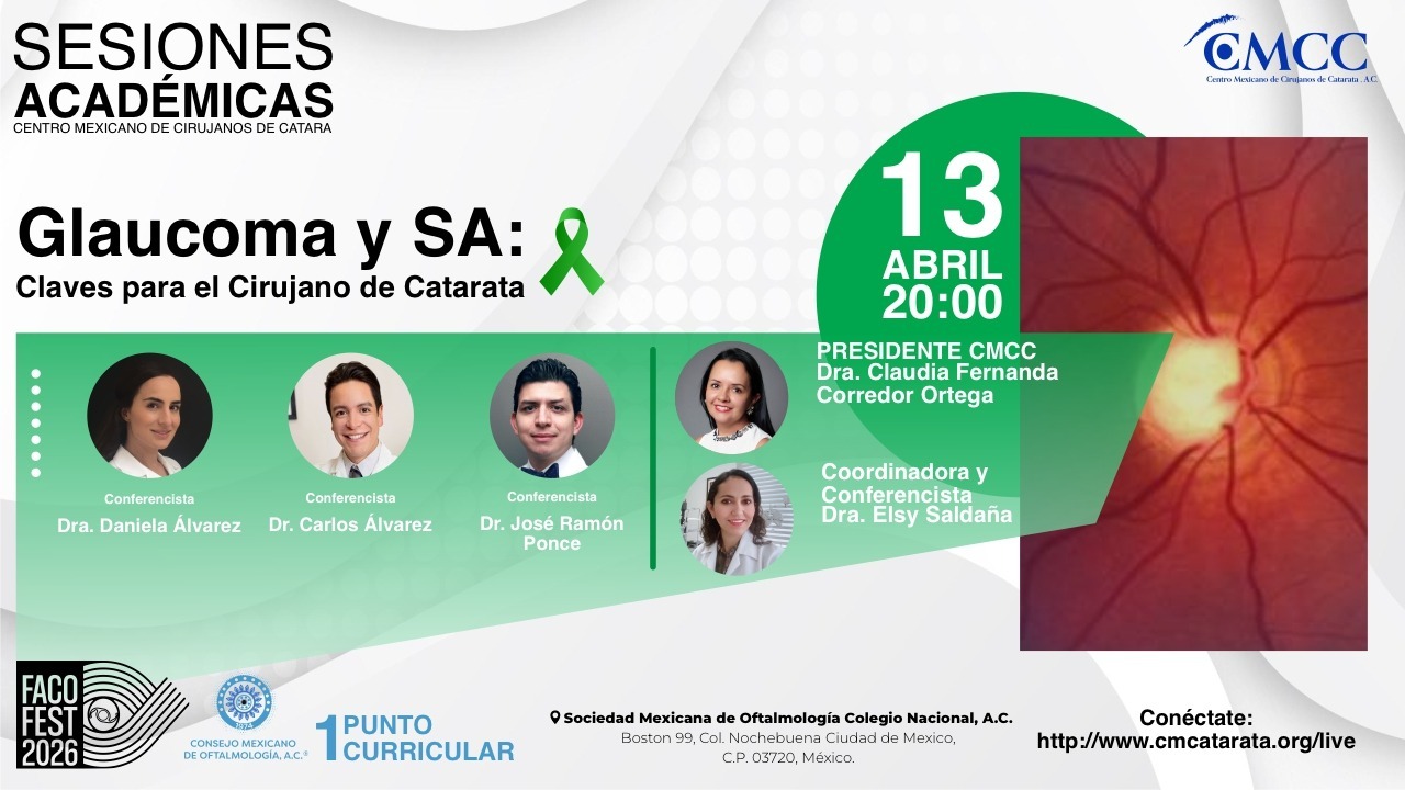 Glaucoma y SA: Claves para el Cirujano de Catarata